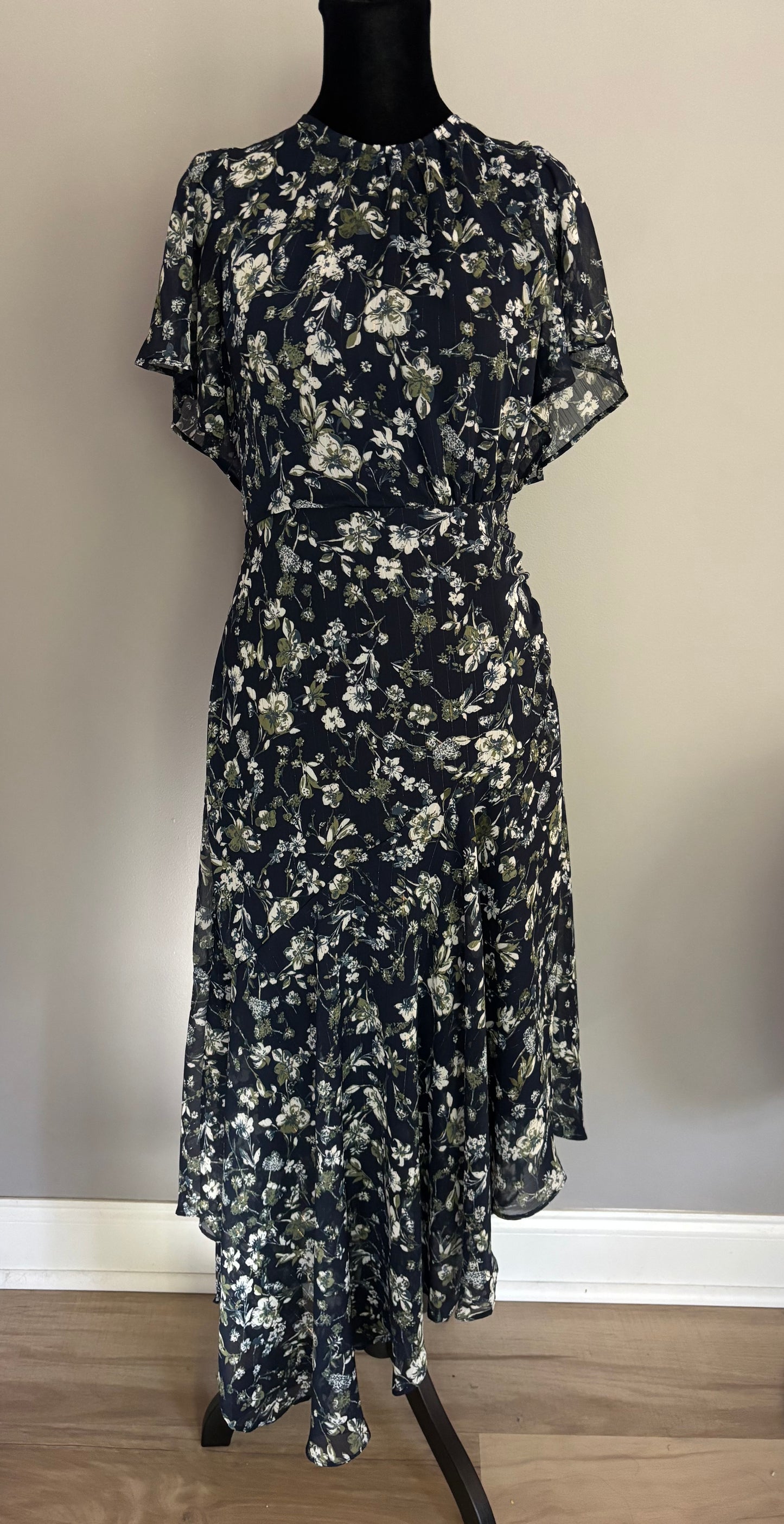ASTR the Label Flutter Sleeve Maxi Dress