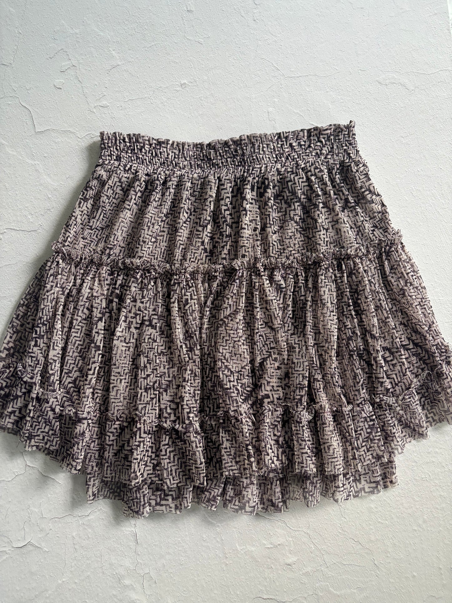 Misa Los Angeles Marion Ruffled Mini Skirt