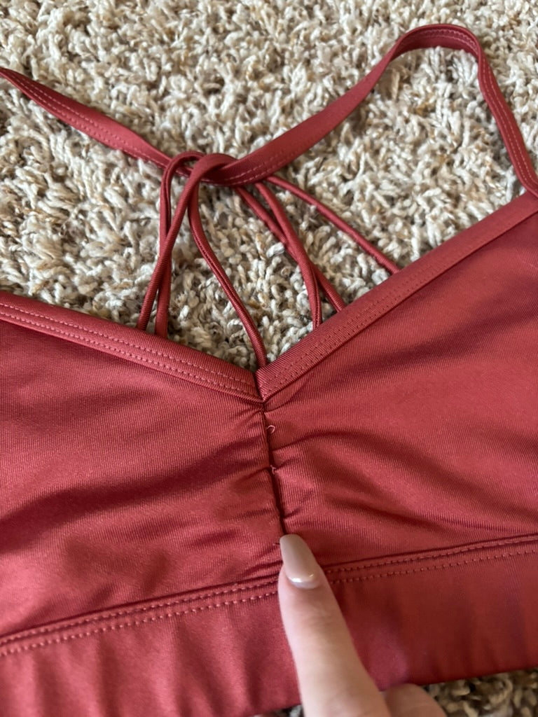 Alo Sunny Strappy Sports Bra