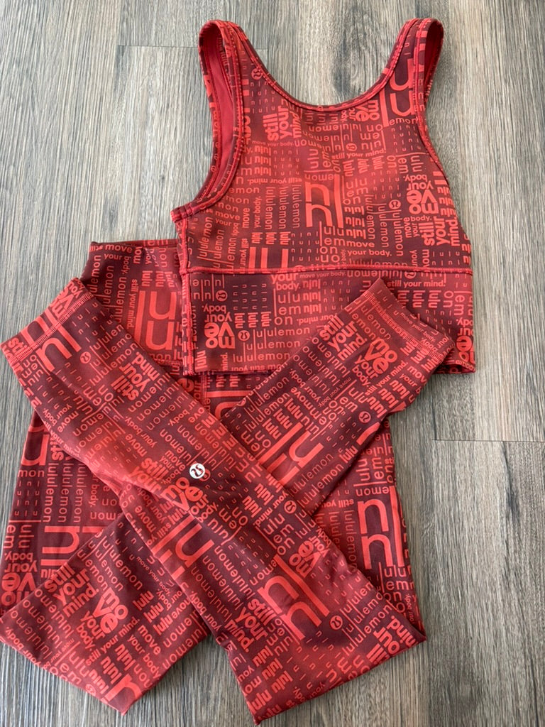 Lululemon Ombré Red Multi SET