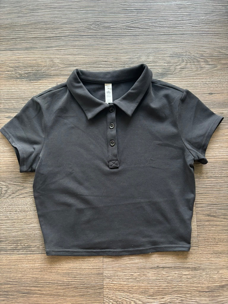 Alo Choice Polo Cropped