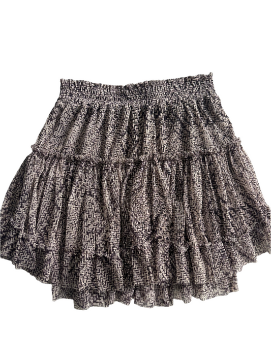 Misa Los Angeles Marion Ruffled Mini Skirt
