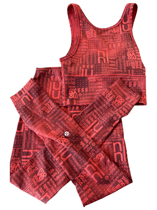Lululemon Ombré Red Multi SET